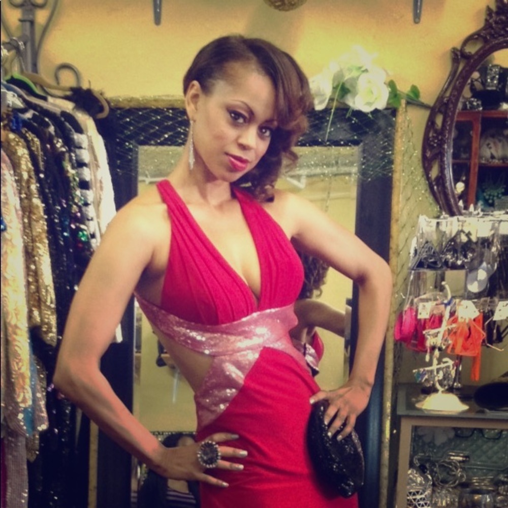 Adrianna Papell Evening Prom Dress